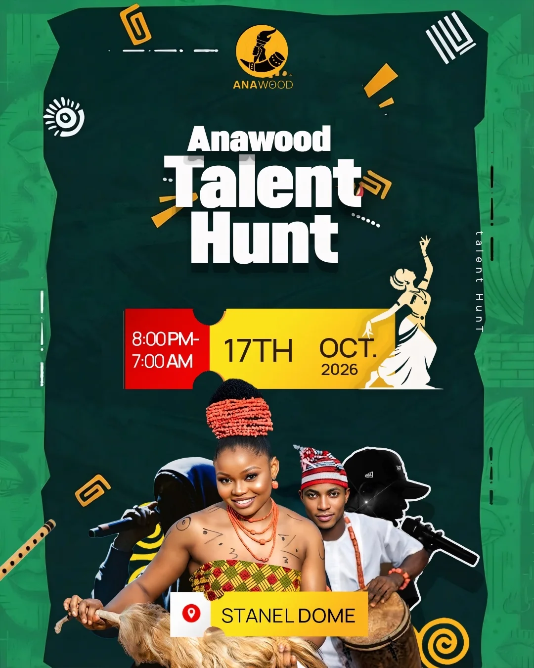 ANAWOOD Talent Hunt campaign artwork 2